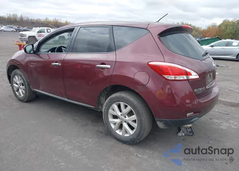 2012 Nissan Murano S from USA, damaged, VIN JN8AZ1MW5CW223767